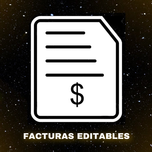 + 90 FACTURAS EDITABLES